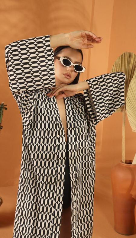 MONOCHROME Long KİMONO