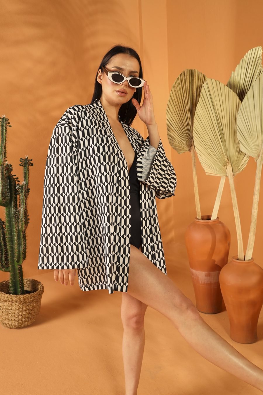 MONOCHROME Short KİMONO