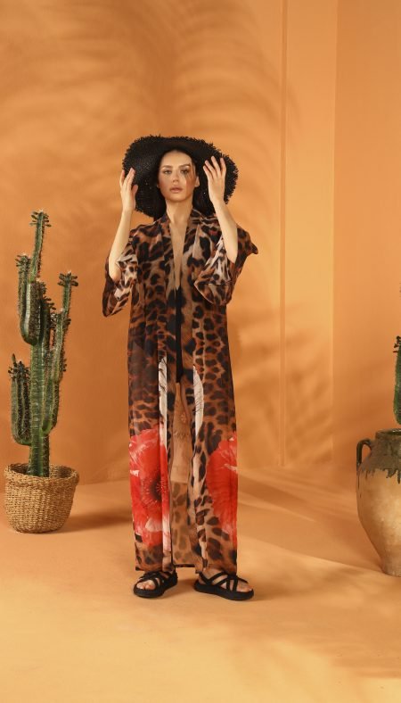 PANTHERA PARDUS Long KİMONO