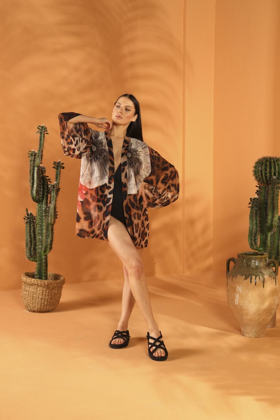 PANTHERA PARDUS Short KİMONO