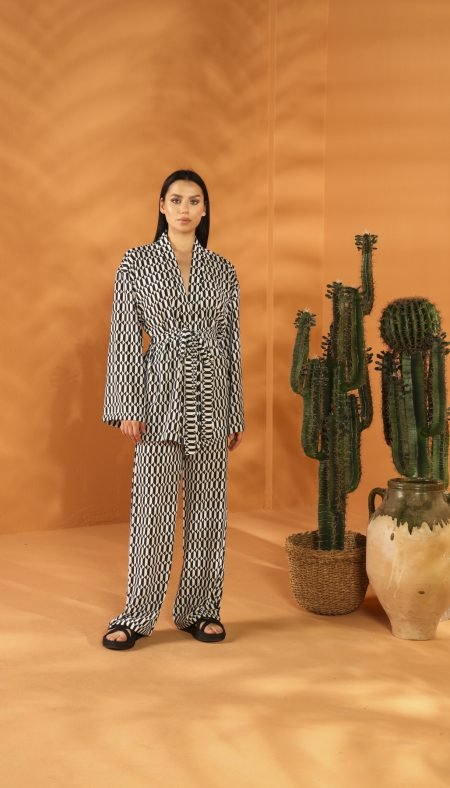 MONOCHROME Short KİMONO Pants Set