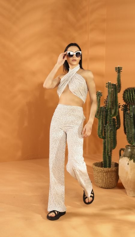 DAIRY Shawl Pants Set