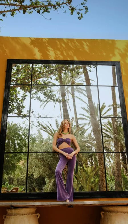 No Limit Purple Pants Set