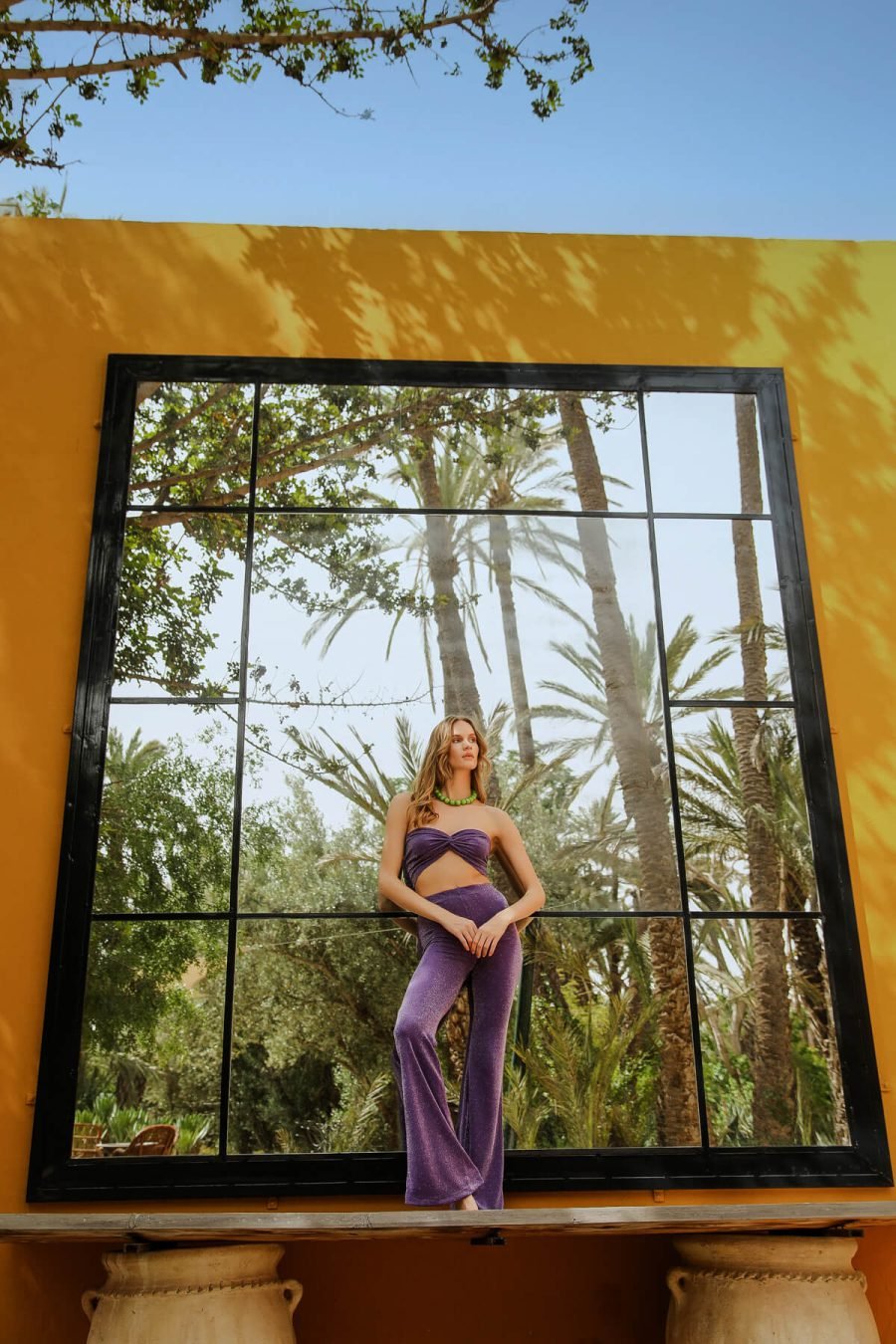 No Limit Purple Pants Set