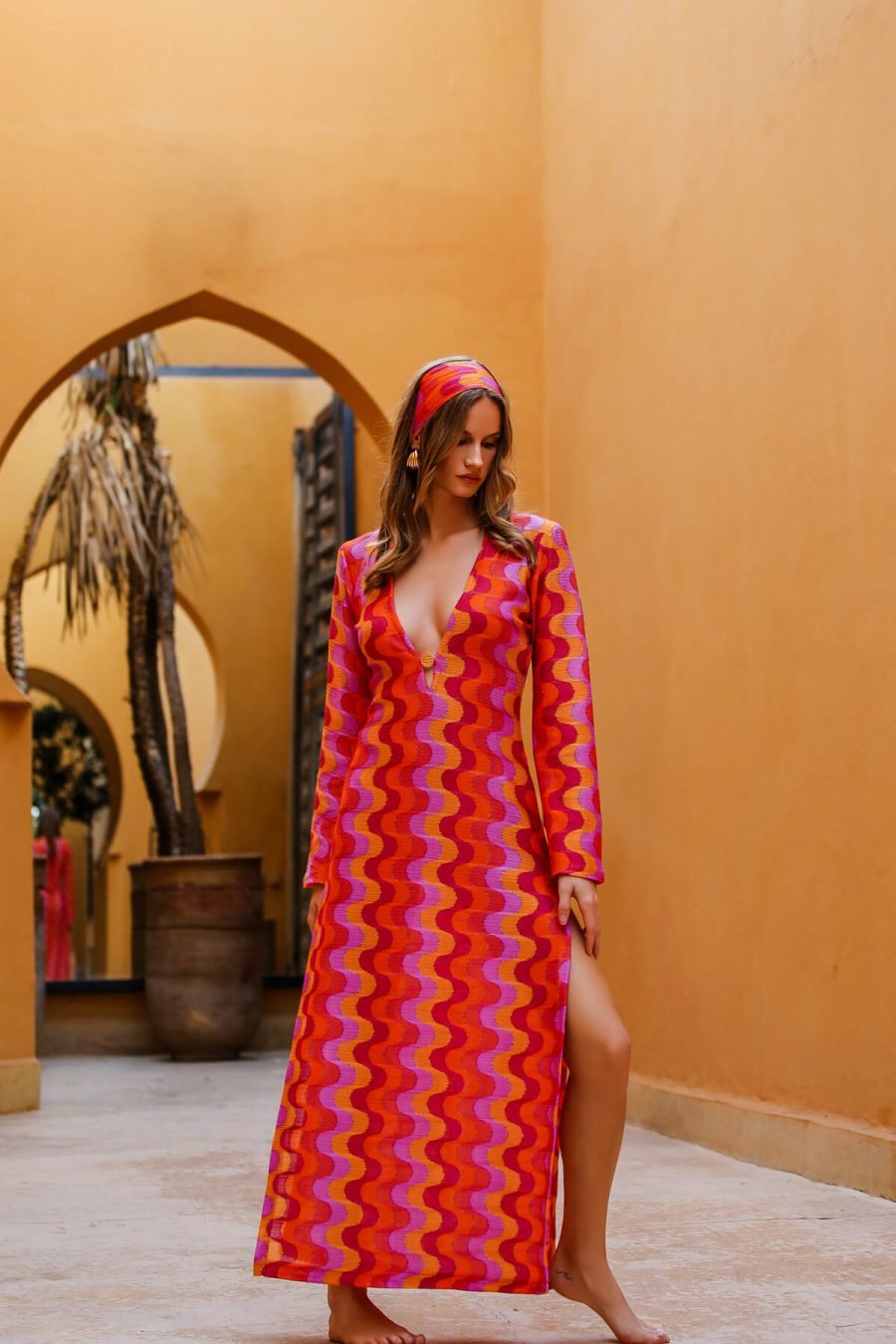 Terra Rossa Long Dress - Image 6