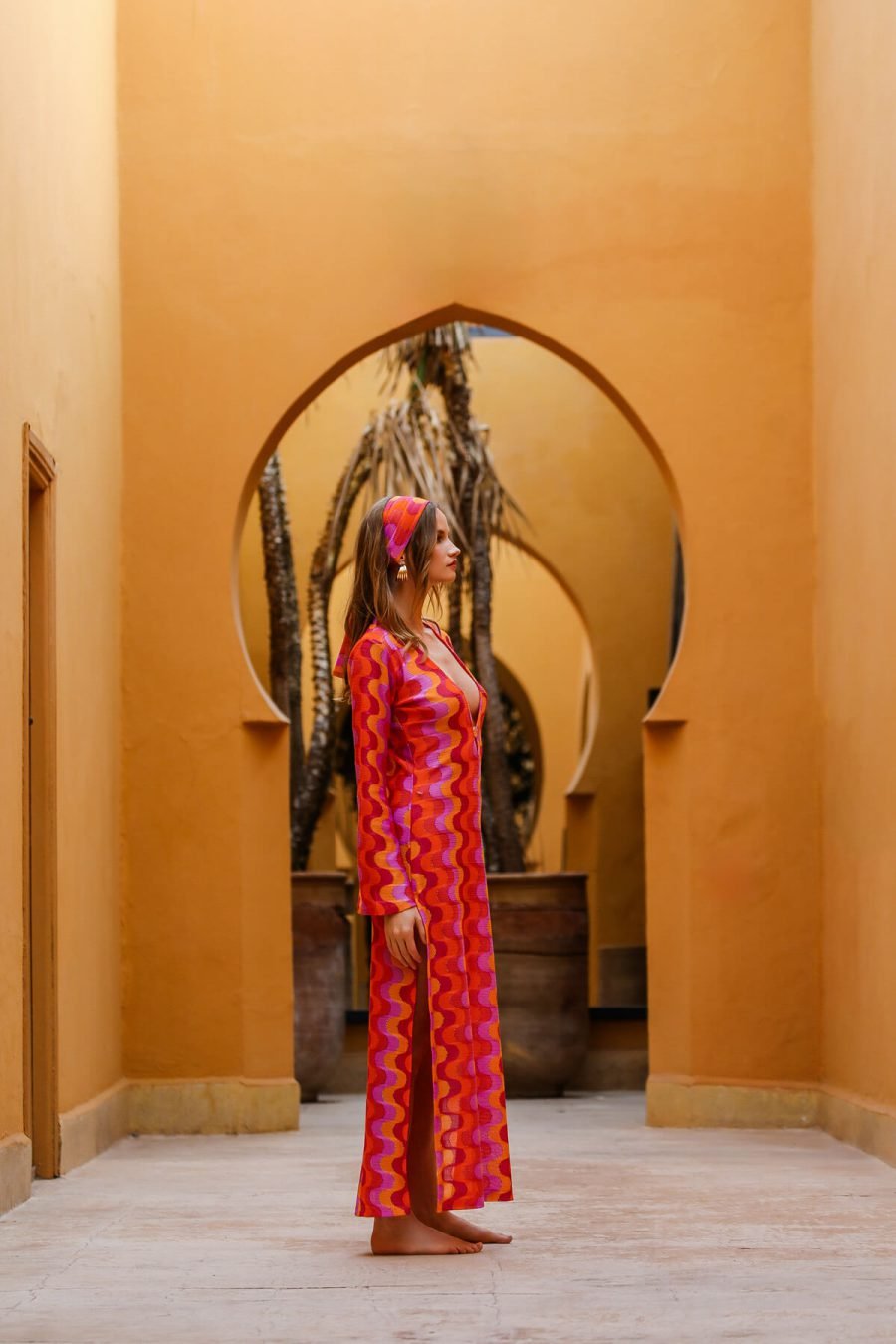 Terra Rossa Long Dress - Image 4