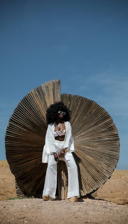 La Pause White Pants