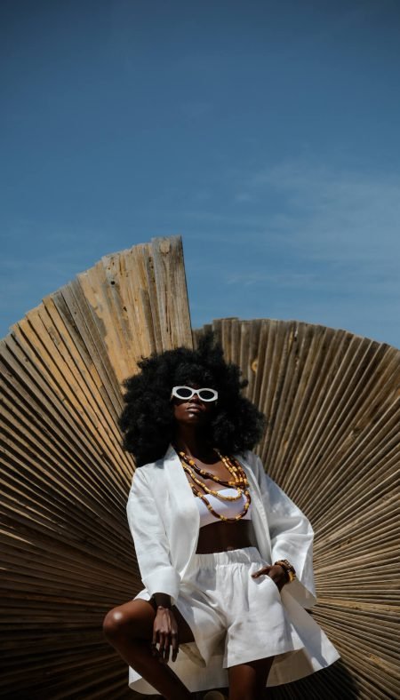 La Pause White Shorts