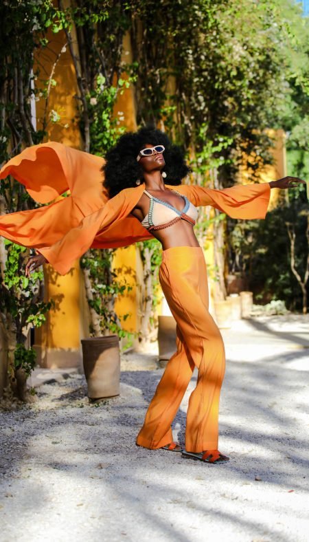 Merzouga Long Kimono & Pants Set