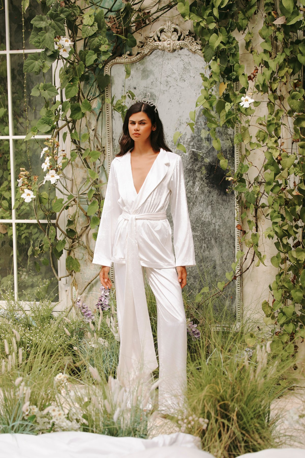 Velours Blanche Pant