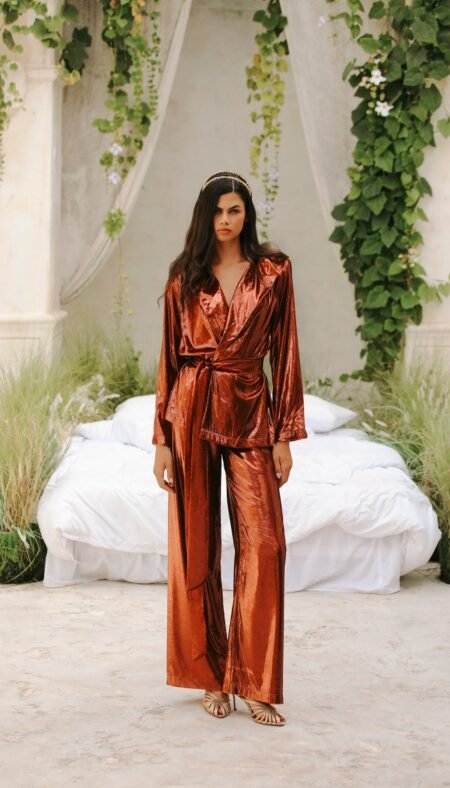 Velours Cuivre Pant Set