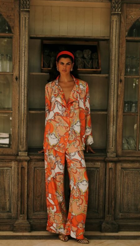 Aurelie Orange Pant