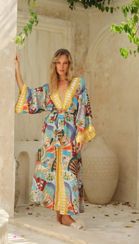 Borde Long Kimono Robe