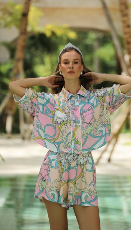 Aurelie Rose Crop Top