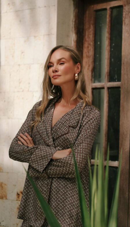 Cercle D'Or  Double Breasted Top