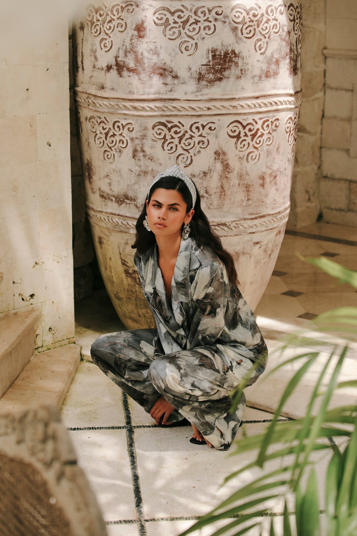 Rose Sombre Pant Set