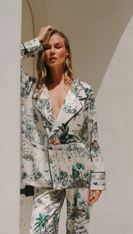 Lıonne Creme Double Breasted Top