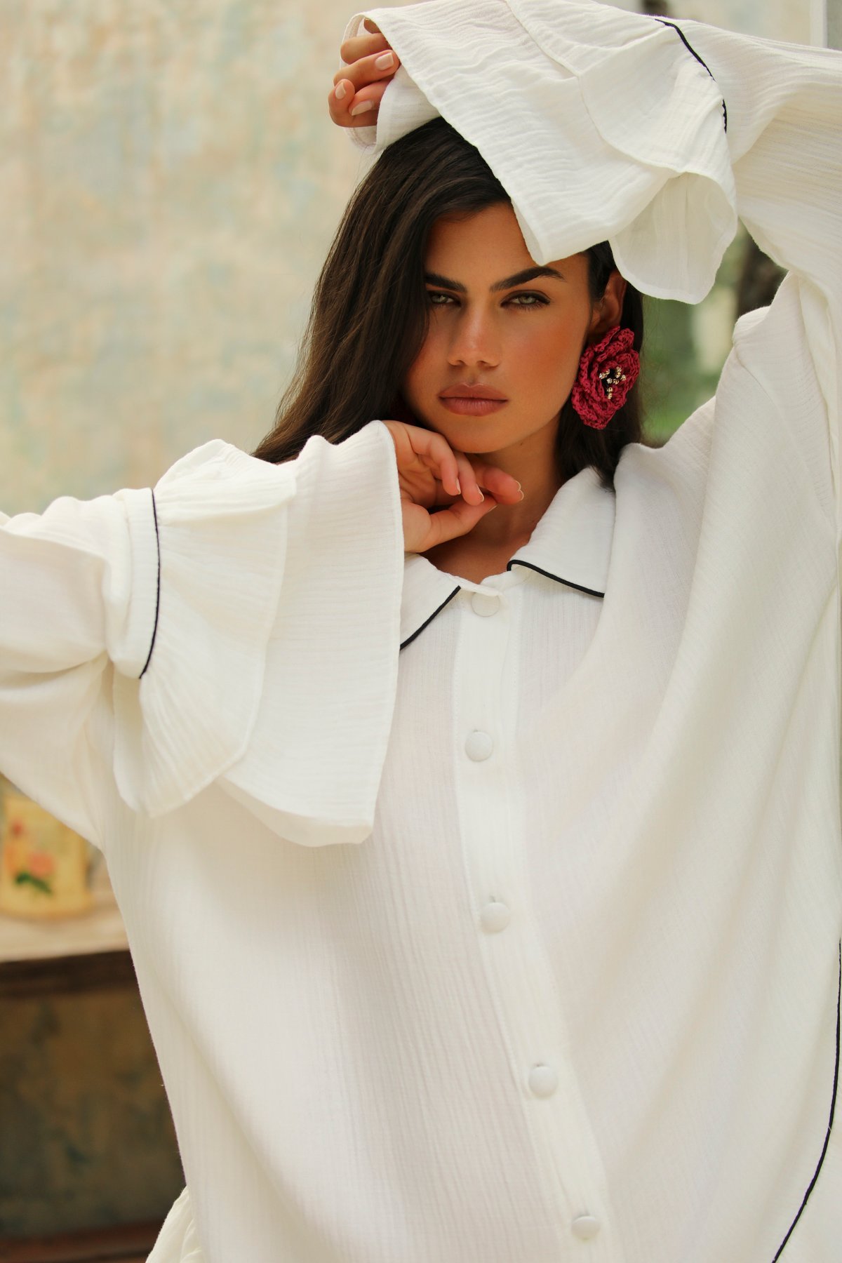 Volant Blanc Dress - Image 2