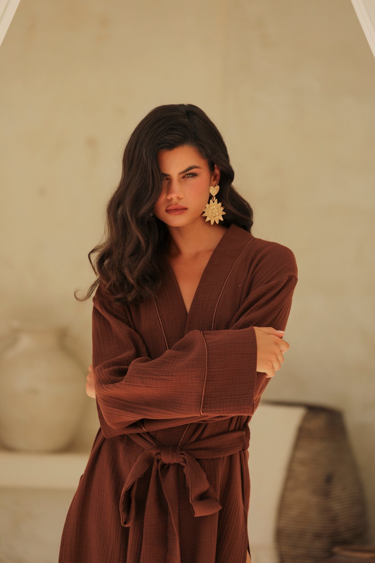 Helen Brun Long Kimono Robe - Image 2