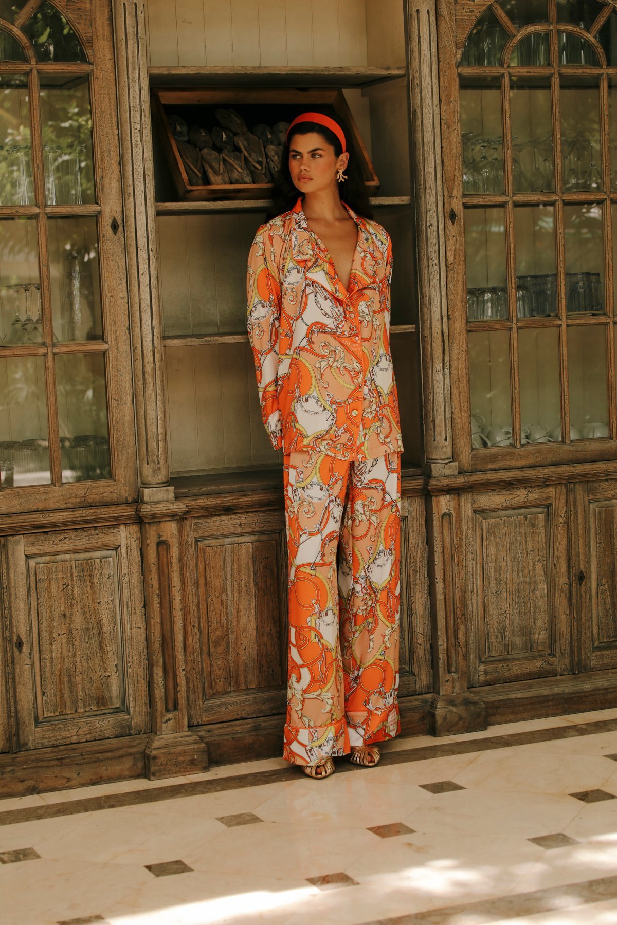 Aurelie Orange Pant - Image 5