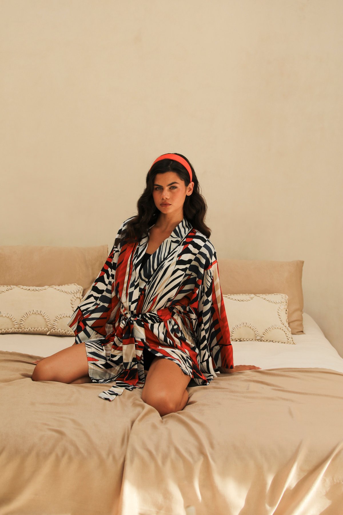 Sauvage Short Kimone Robe - Image 3