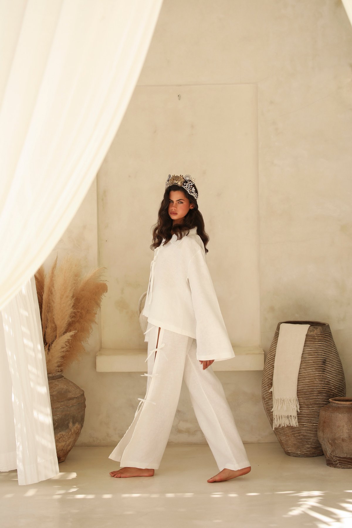 Ruban Blanc Pant Set - Image 3
