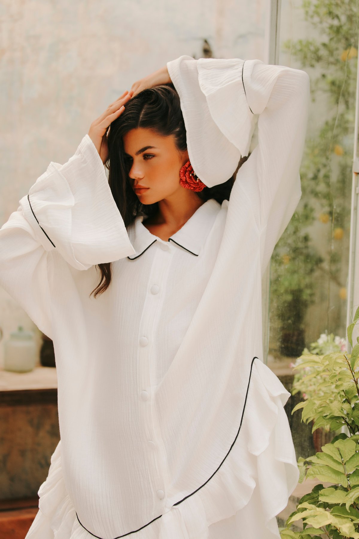 Volant Blanc Dress - Image 6