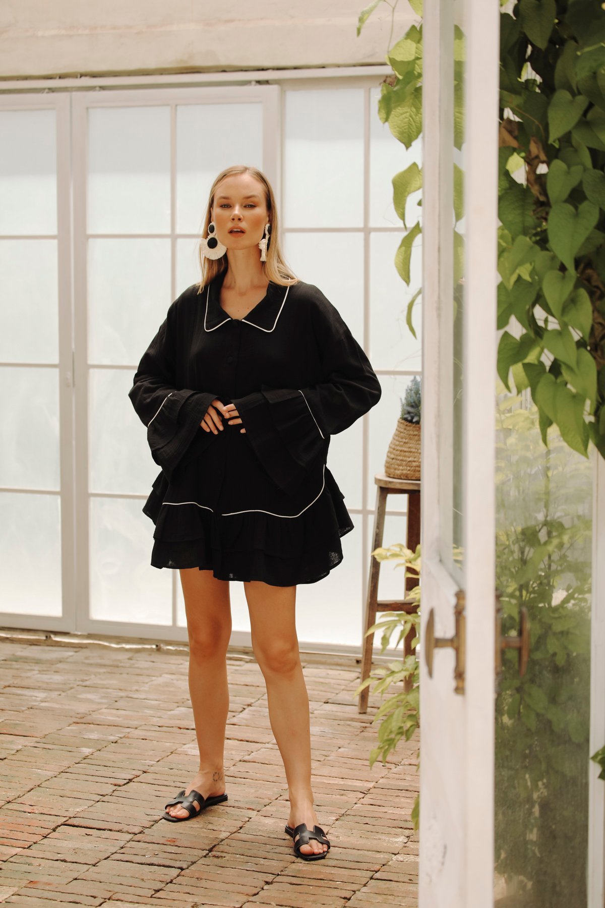 Volant Noir Dress - Image 6