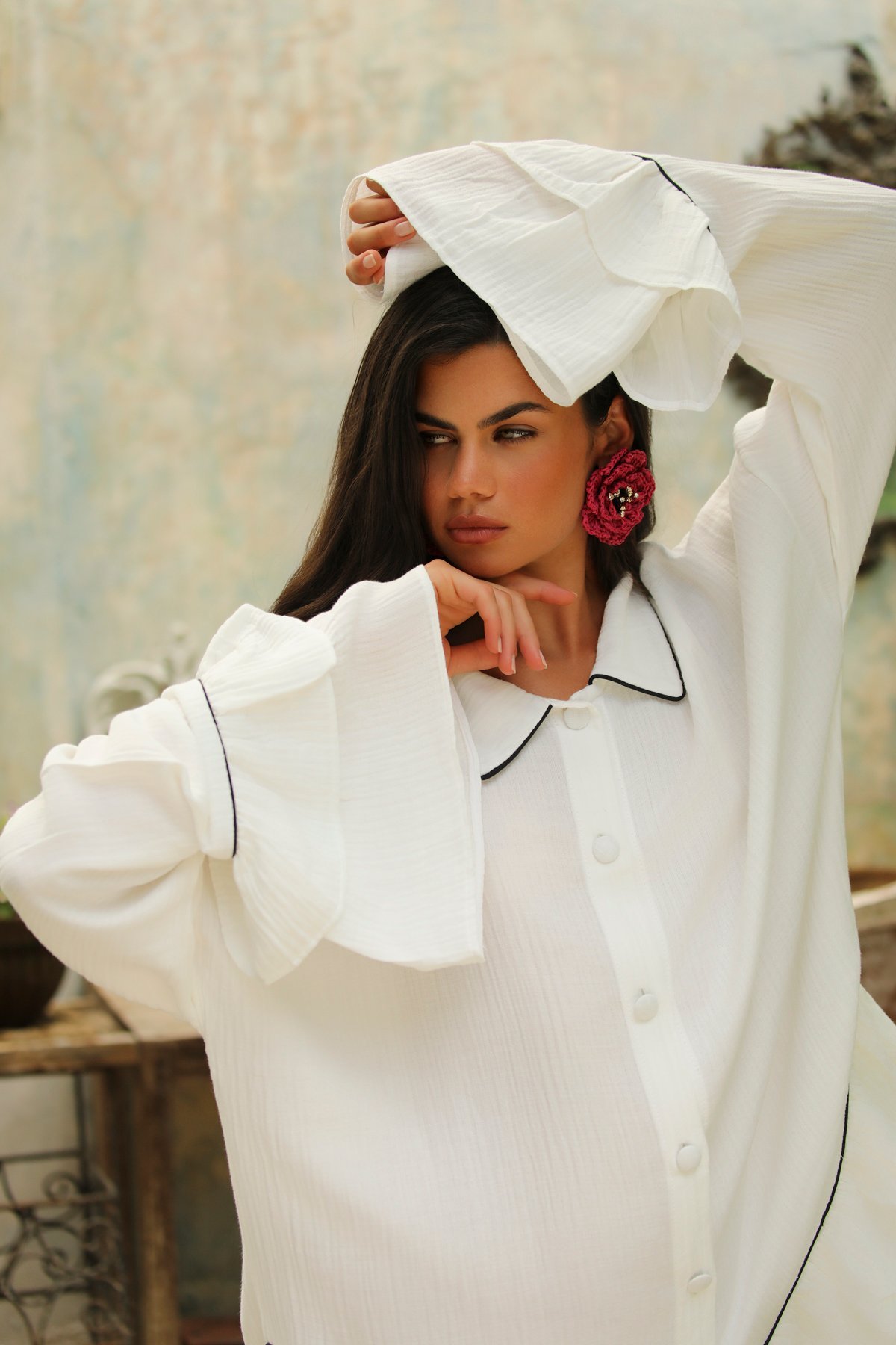 Volant Blanc Dress - Image 7