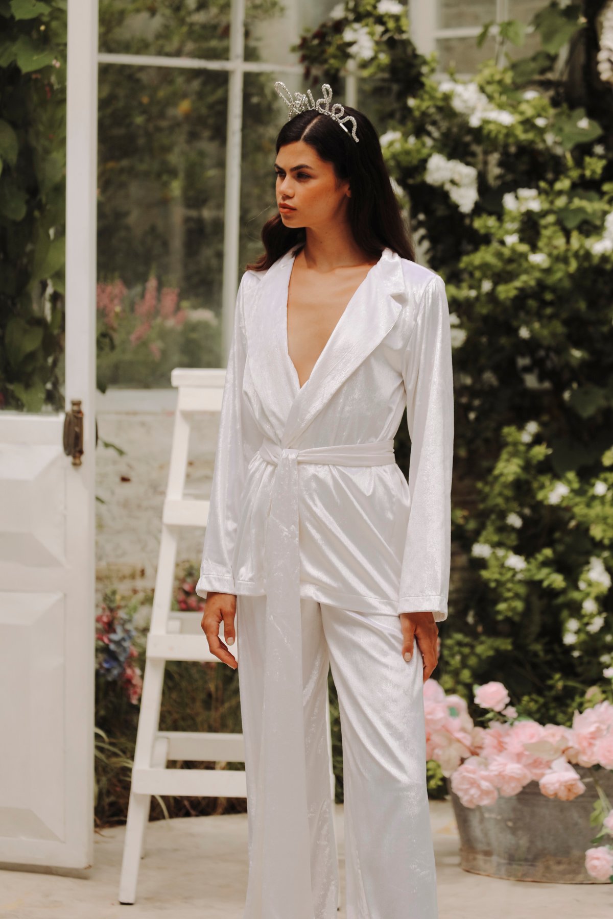 Velours Blanche Pant Set - Image 6