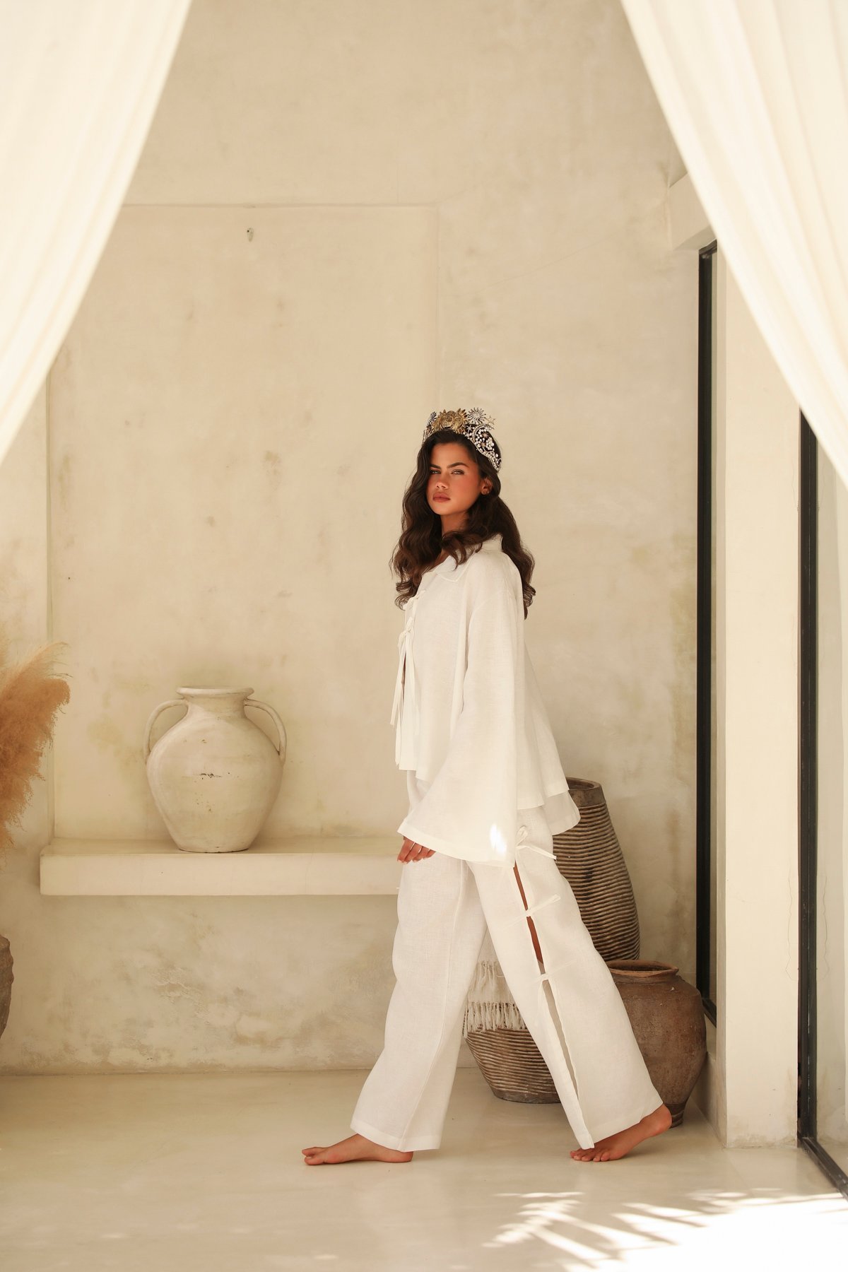 Ruban Blanc Pant Set - Image 5