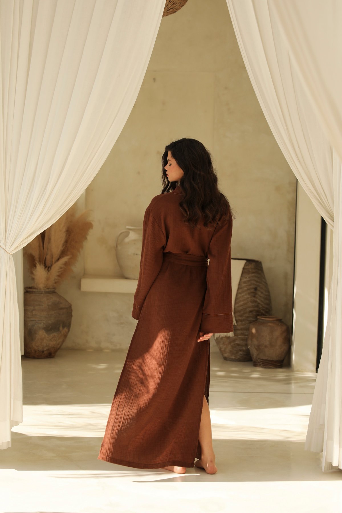 Helen Brun Long Kimono Robe - Image 6