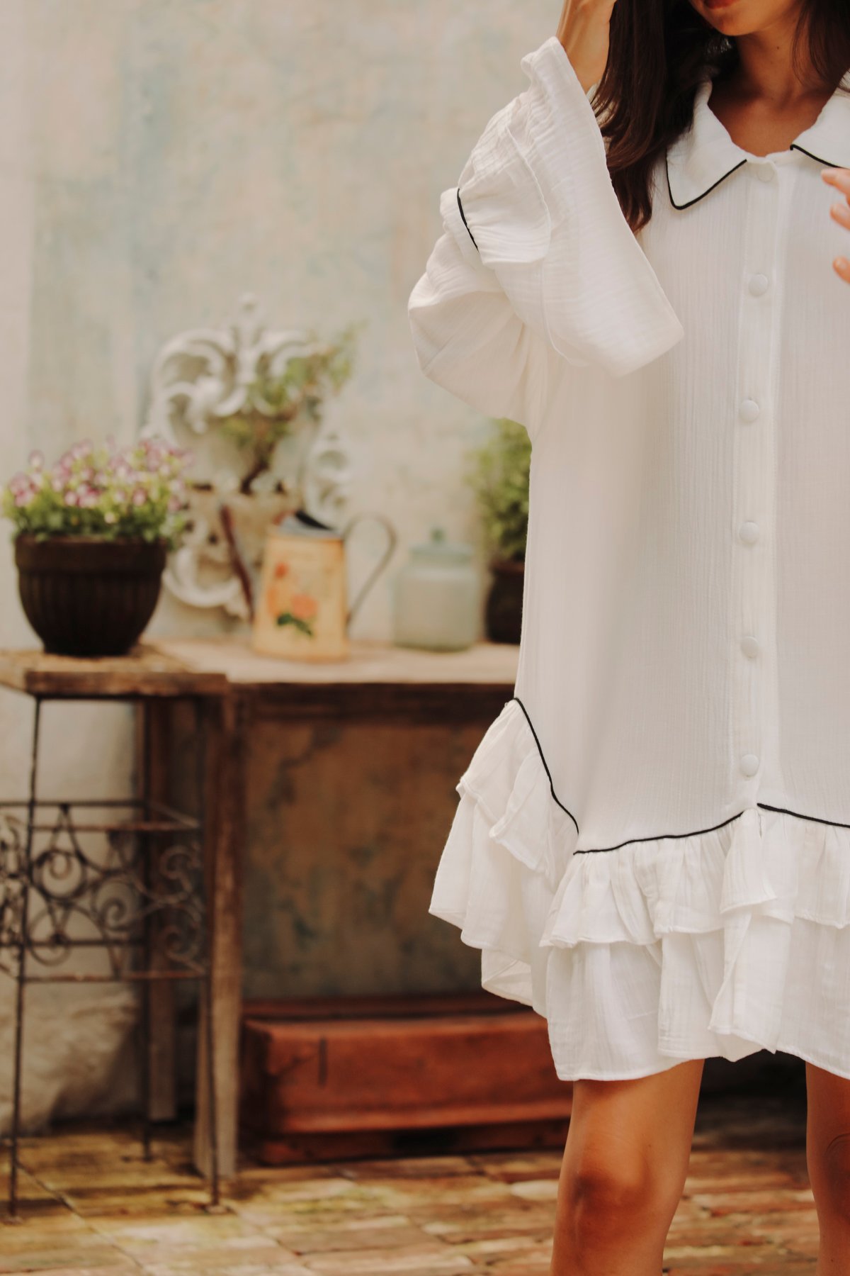 Volant Blanc Dress - Image 3