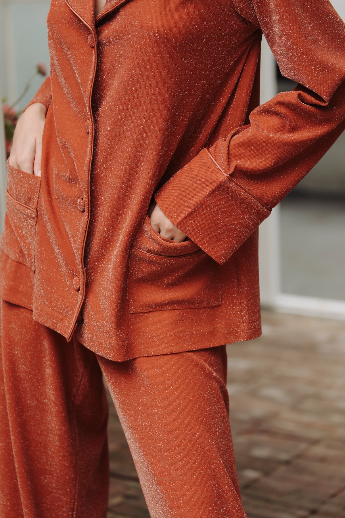 Argente Orange Pant Set - Image 9